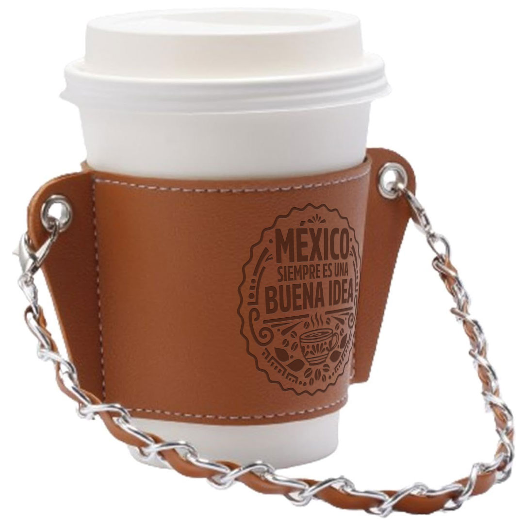 Fajilla de curpiel para termo